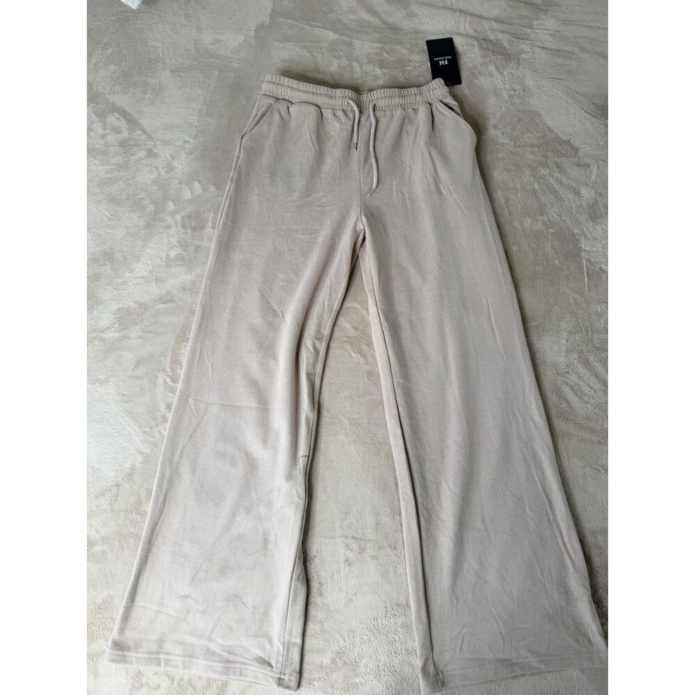 Free Haven Women’s Pull On Straight Leg Beige Pants Size L